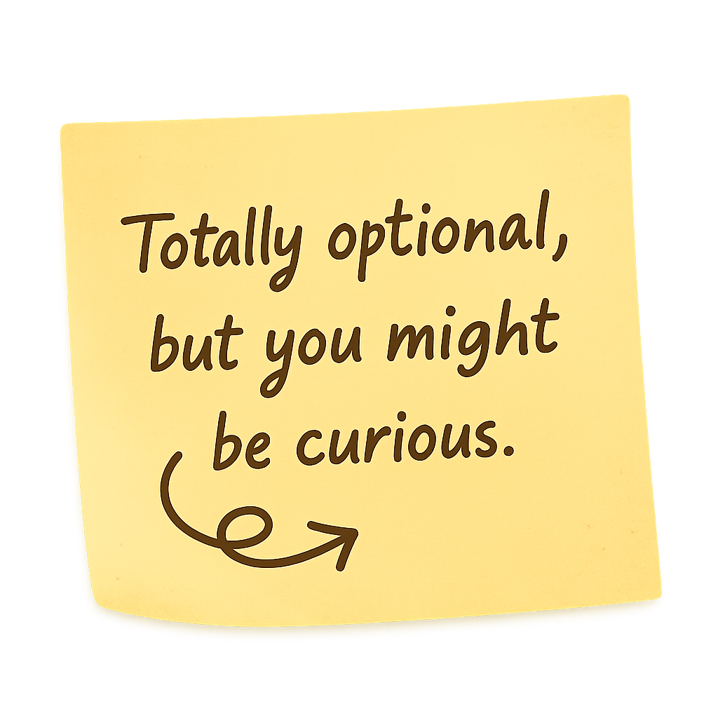 Handwritten note doodle